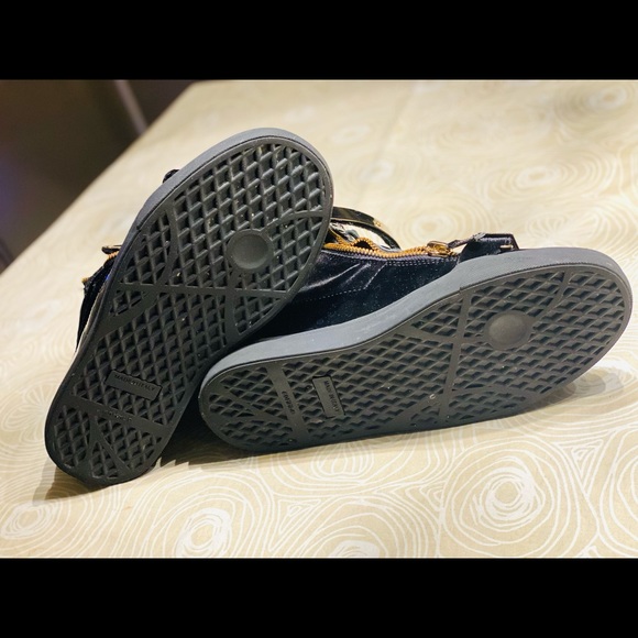 Giuseppe Zanotti Coby velvet hi-top sneakers - Picture 6 of 6